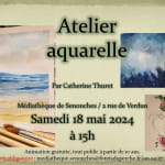 Atelier aquarelle Le 18 mai 2024